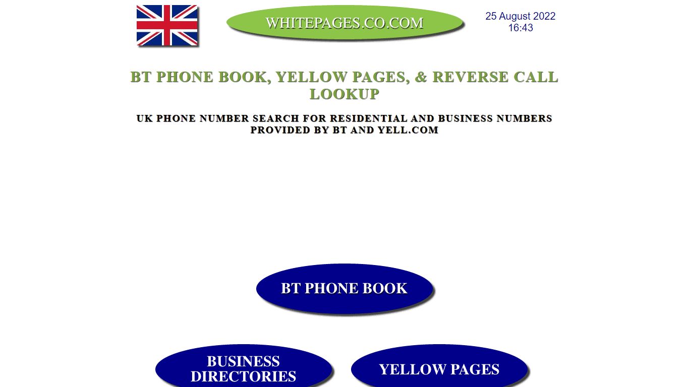 UK Phone Book Search And Reverse Lookup - .co.com